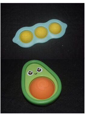 Play Tots Avocado & Bean Popper – Cute Sensory & Fine Motor Baby Toy